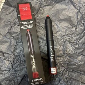 🔅5/$20 treStiQue Tuscan Wine Lip Crayon + Balm Matte & Shiny 2-in-1 Lip Duo New